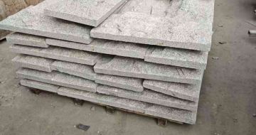 郴州芝麻白蘑菇石，自然面