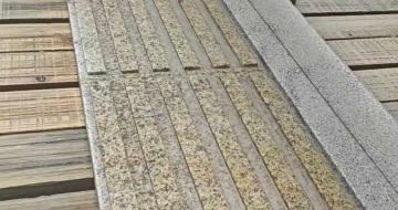 郴州黄金麻盲道石 盲条