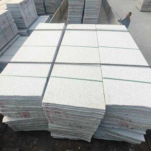 郴州芝麻白毛板，石材毛板