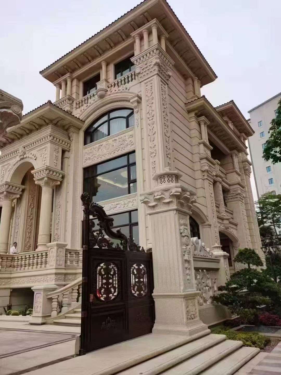 郴州黄金麻别墅外墙异形定制